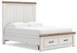 Five Star Furniture - Ashley Savonport Queen Panel Storage Bed