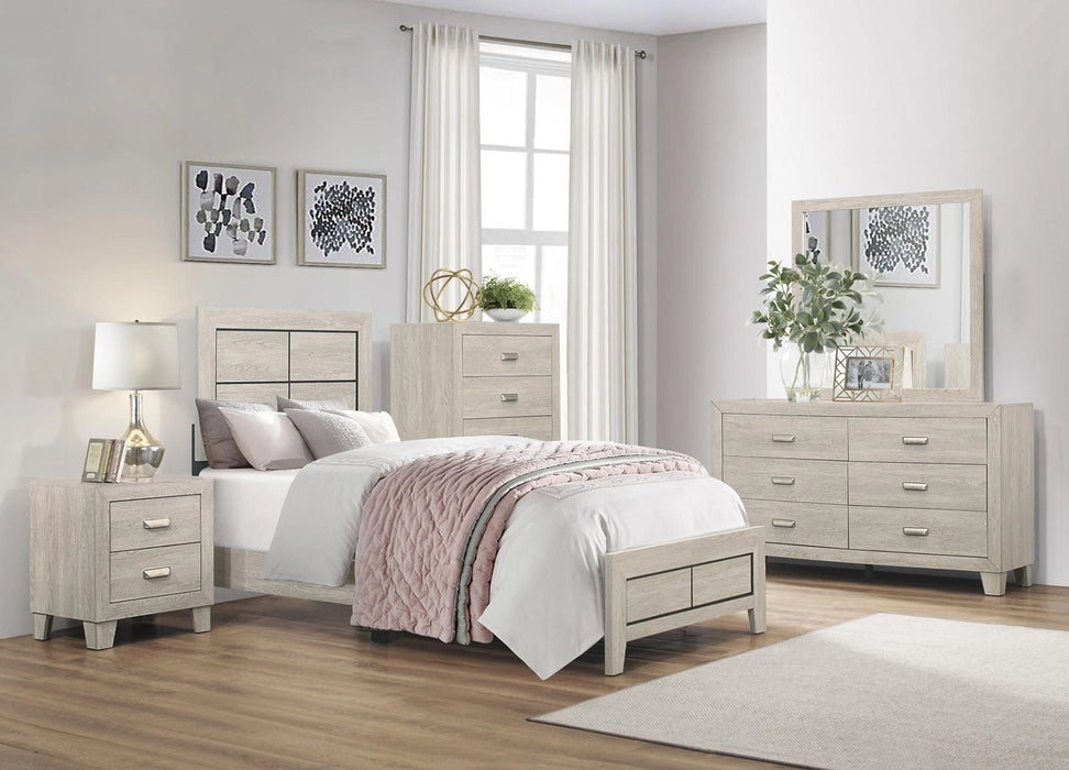 Five Star Furniture - Quinby Mirror in Light Brown 1525-6