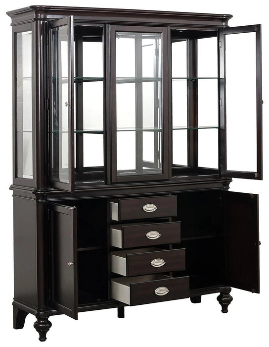 Five Star Furniture - Marston Buffet with Hutch in Dark Cherry 2615DC-50-55