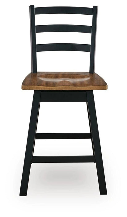 Five Star Furniture - Wildenauer Counter Height Swivel Barstool