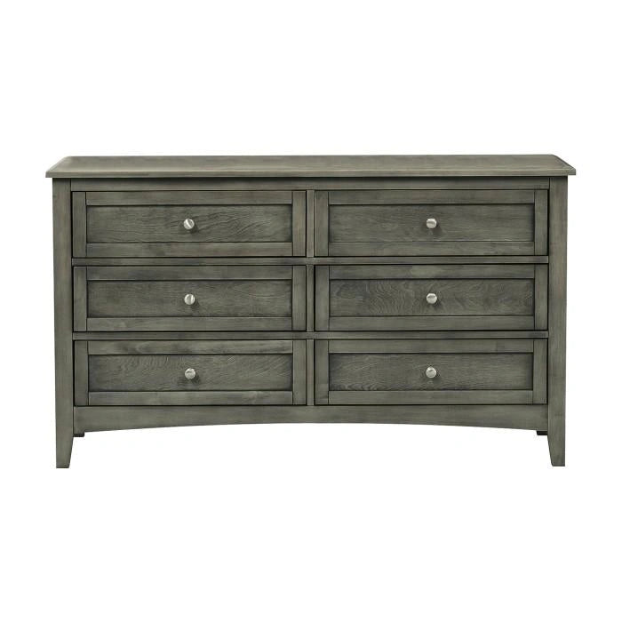 Five Star Furniture - Garcia 6 Drawer Dresser in Gray 2046-5