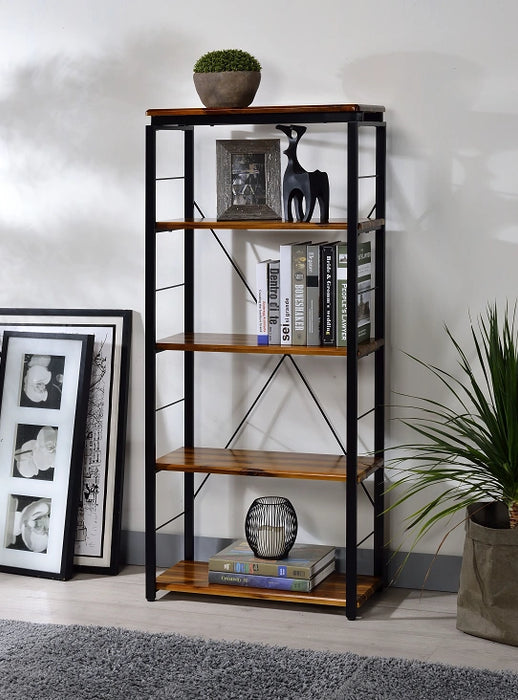 Five Star Furniture - Jurgen Oak & Black Bookshelf