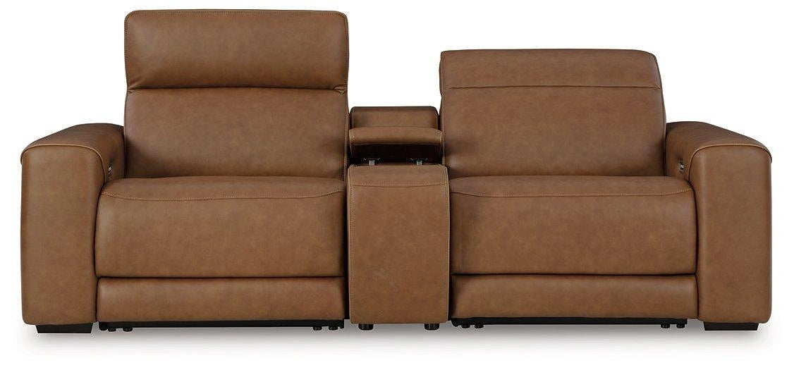 Five Star Furniture - Magic Man Power Reclining Sectional Loveseat with Console image