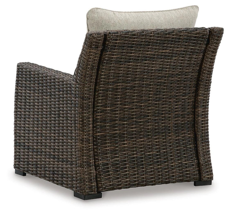 Five Star Furniture - Brook Ranch Outdoor Lounge Chair with Cushion