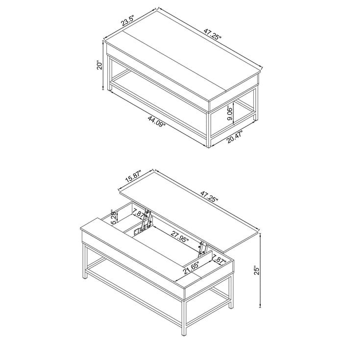 Five Star Furniture - Byers Lift-Top Coffee Table Set