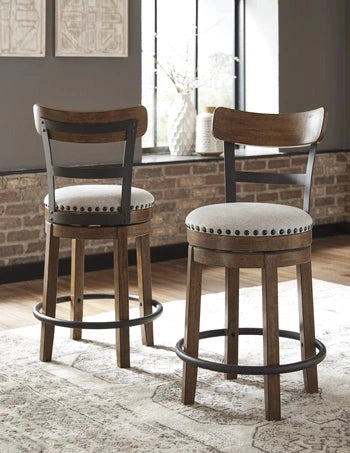 Five Star Furniture - Valebeck Counter Height Bar Stool