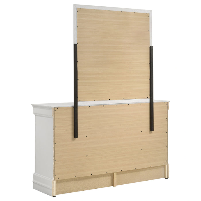 Five Star Furniture - Louis Philippe Dresser with Mirror