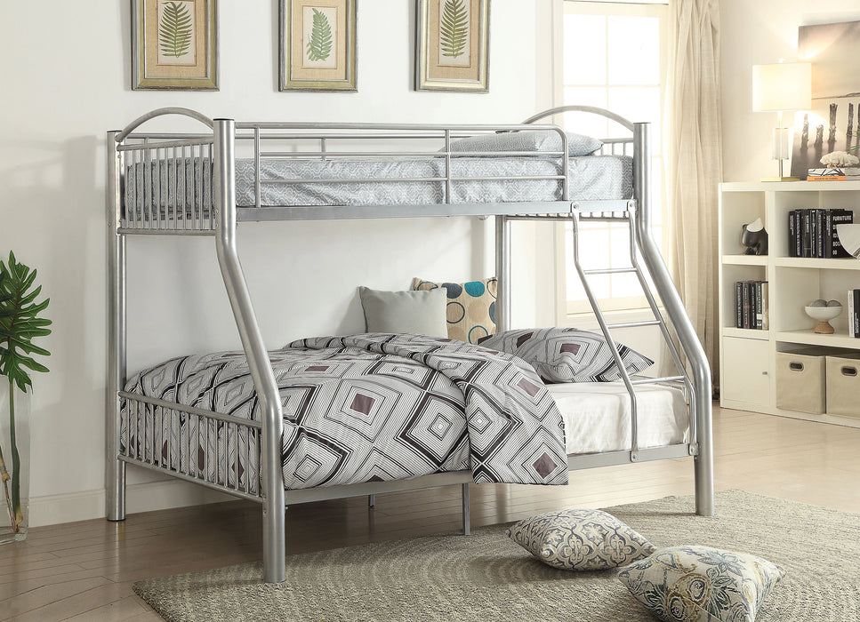 Five Star Furniture - Cayelynn Silver Bunk Bed (Twin/Full)