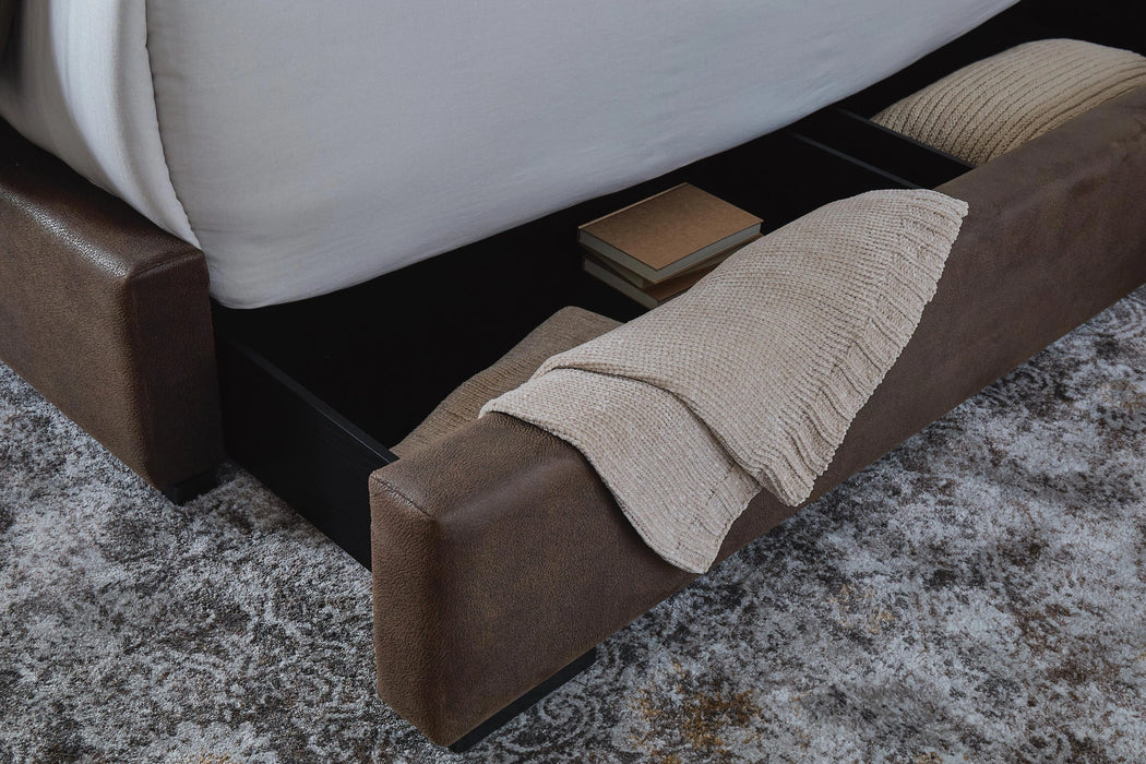 Five Star Furniture - Lavernty Upholstered Storage Bed