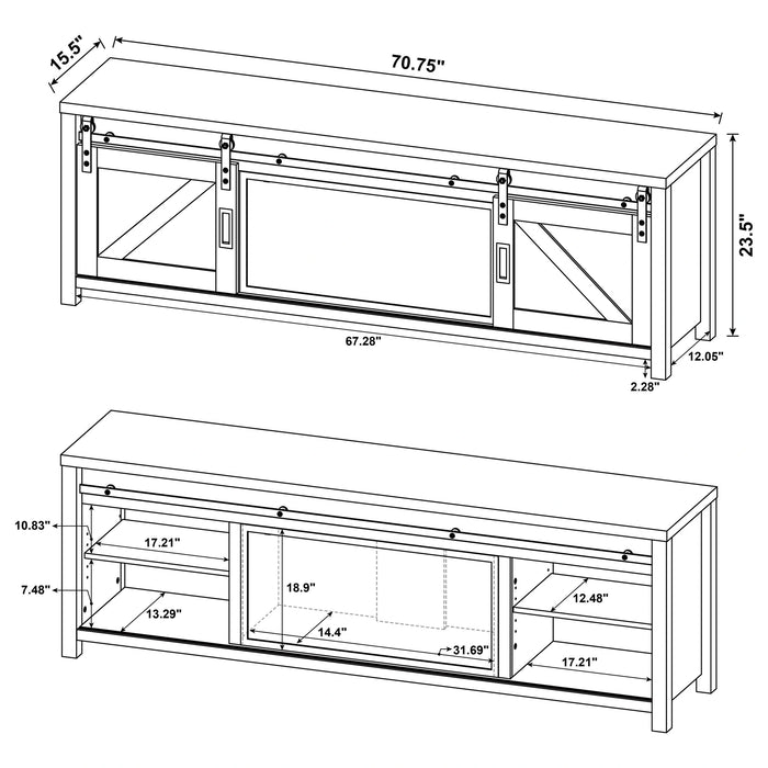 Five Star Furniture - Enfield TV Stand Fireplace Console