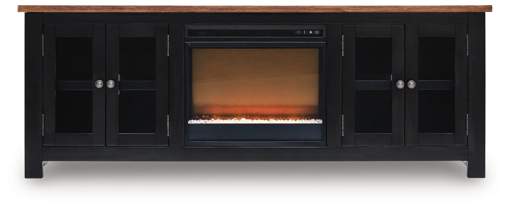 Five Star Furniture - Wildenauer 76" TV Stand with Electric Fireplace