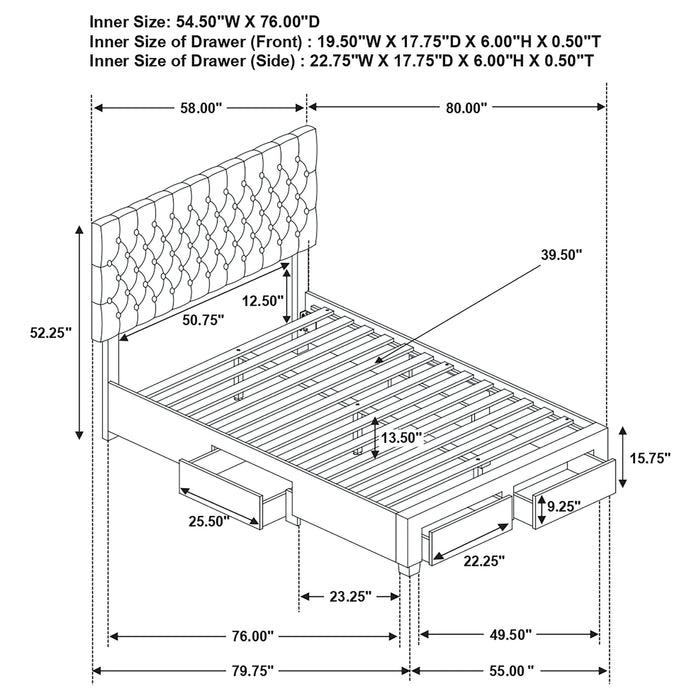 Five Star Furniture - Soledad Panel Platform Storage Bed