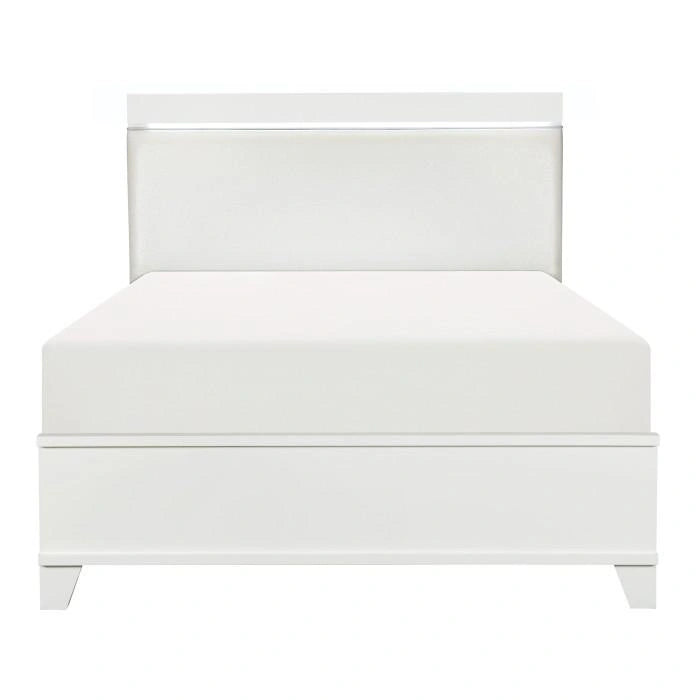Five Star Furniture - Kerren Full Platform Bed in White 1678WF-1*