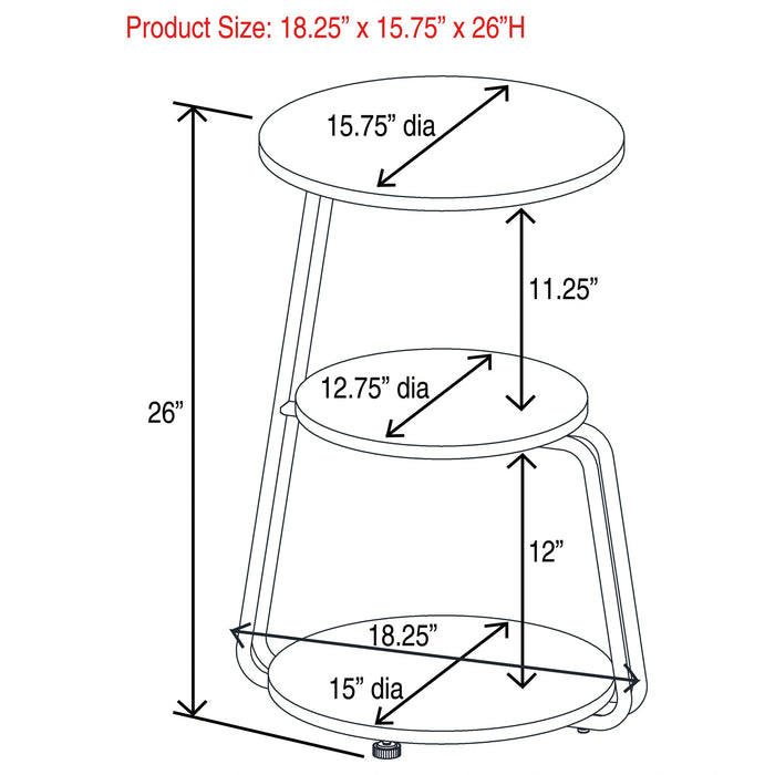 Five Star Furniture - Hilly Side Table