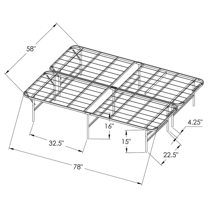 Five Star Furniture - Mabel Foldable Platform Bed Frame