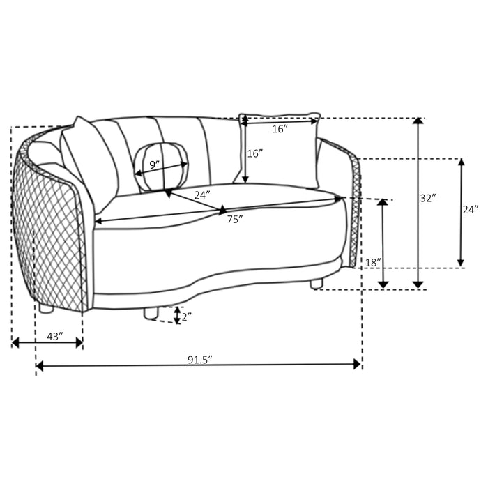 Five Star Furniture - Brookside Sofa Set