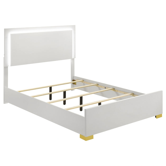 Five Star Furniture - Marceline Panel Bed with LED Lighting