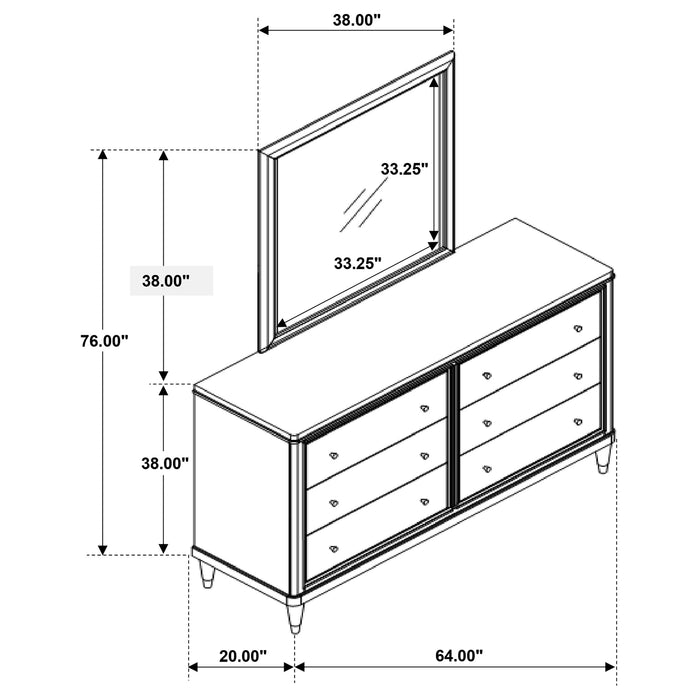Five Star Furniture - Emberlyn Dresser with Mirror