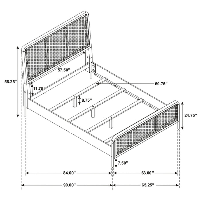 Five Star Furniture - Arini Panel Bed