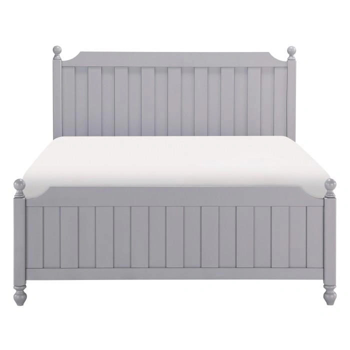Five Star Furniture - Wellsummer Queen Panel Bed in Gray 1803GY-1*