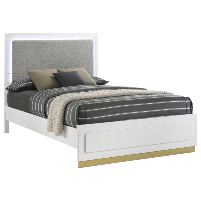 Five Star Furniture - Caraway Panel Bed with LED Lighting