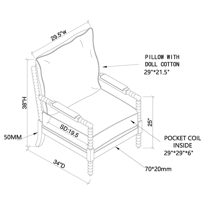 Five Star Furniture - Blanchett Accent Chair