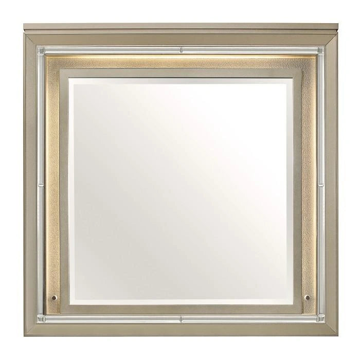 Five Star Furniture - Youth Loudon Mirror in Champagne Metallic B1515-6