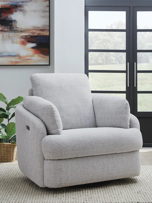 Five Star Furniture - Alainmont Next-Gen Nuvella Swivel Power Recliner