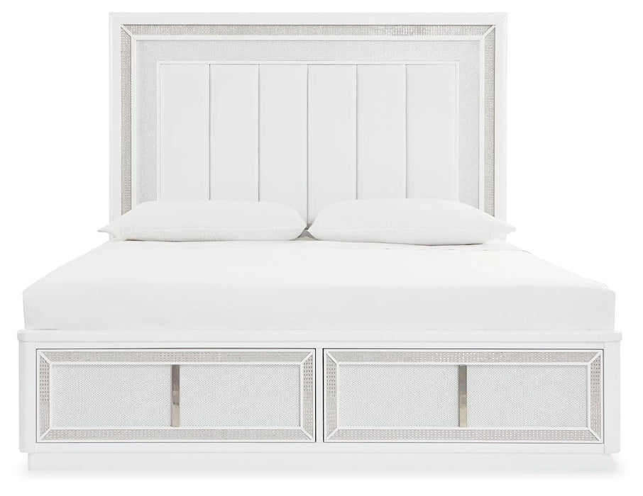 Five Star Furniture - Chalanna Upholstered Storage Bed