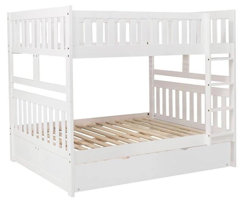 Five Star Furniture - Galen Full/Full Bunk Bed w/ Twin Trundle in White B2053FFW-1*R