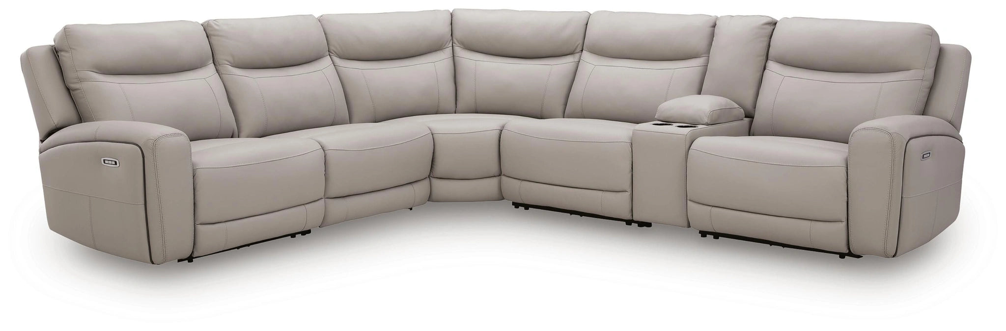 Five Star Furniture - Gravier Power Reclining Sectional with Storage Console