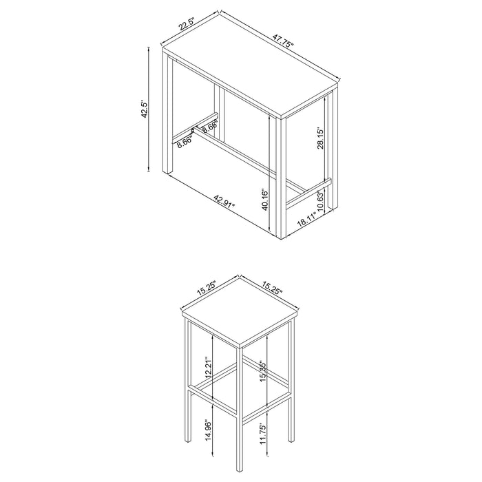 Five Star Furniture - Natividad Bar Table Set