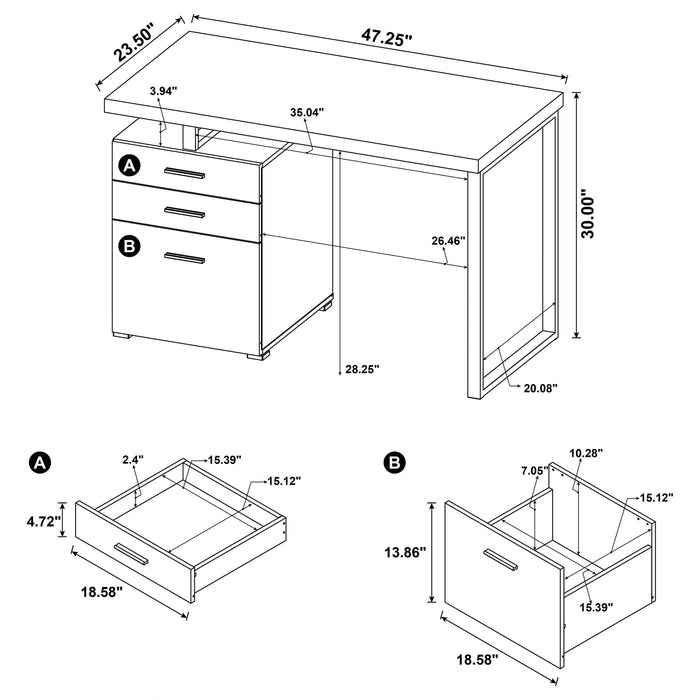 Five Star Furniture - Brennan Computer Desk