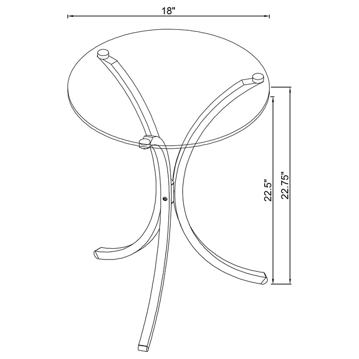 Five Star Furniture - Eloise Side Table