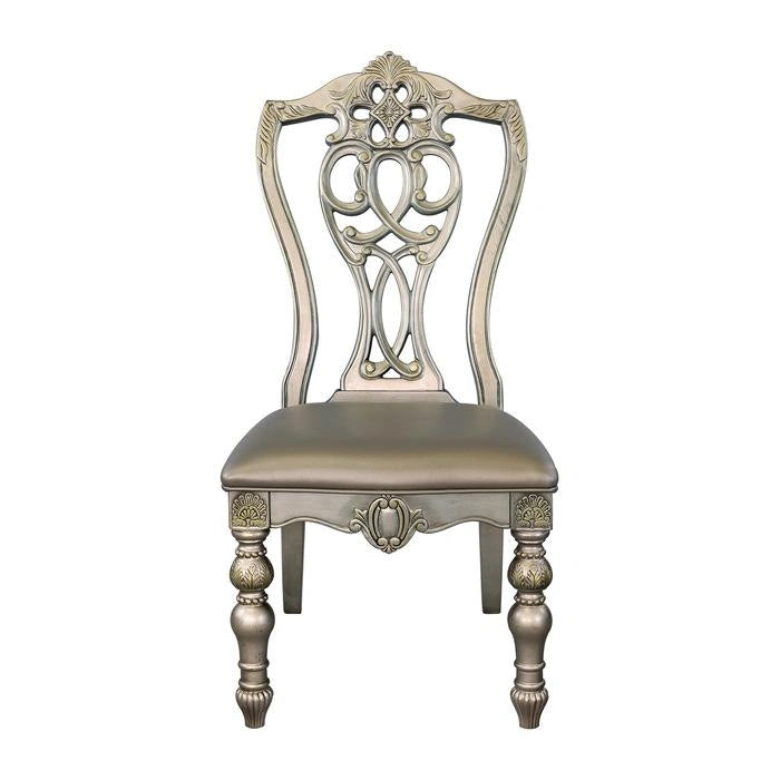 Five Star Furniture - Catalonia Side Chair in Platinum Gold (Set of 2)