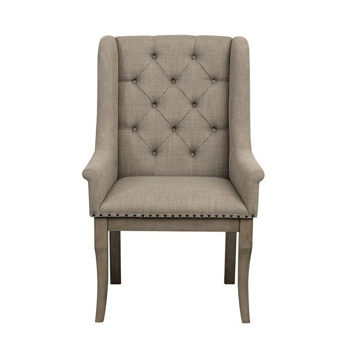 Five Star Furniture - Vermillion Arm Chair in Gray (Set of 2)