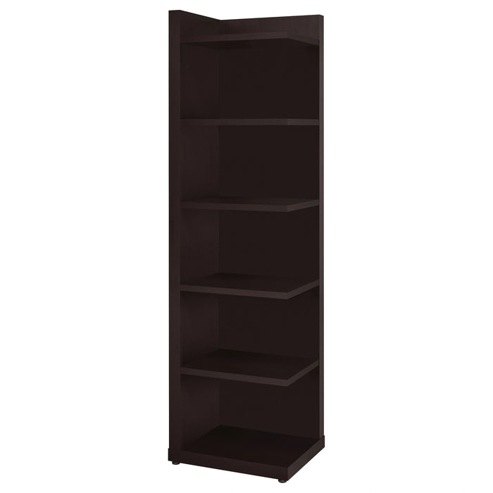Five Star Furniture - Alder Corner Bookcase