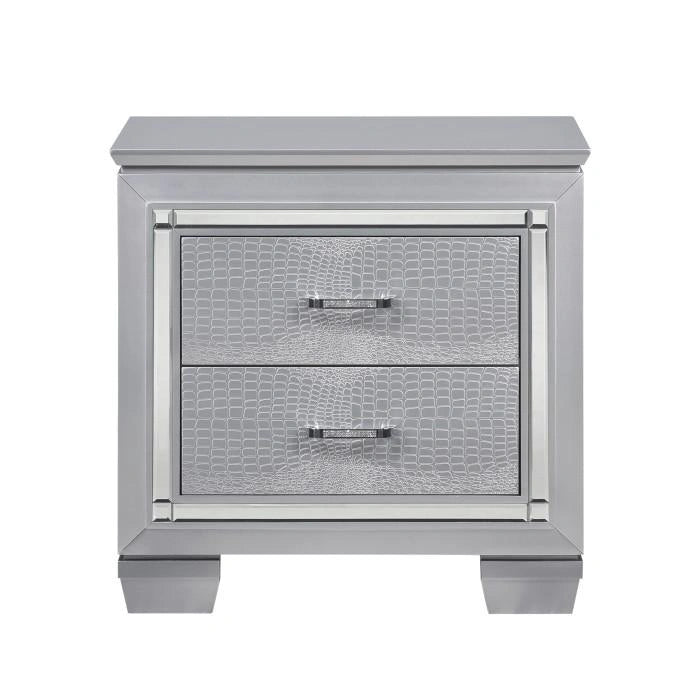 Five Star Furniture - Allura Nightstand in Silver 1916-4