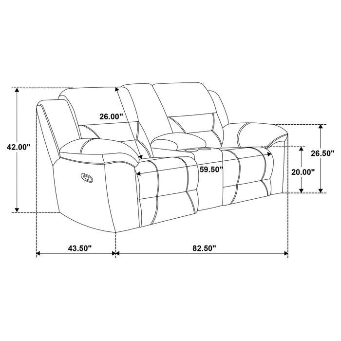 Five Star Furniture - Gilson Reclining Loveseat