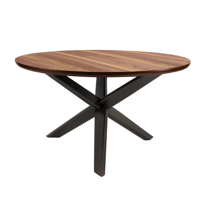 Five Star Furniture - Nelina Round Dining Table in Espresso & Natural 5597-53*