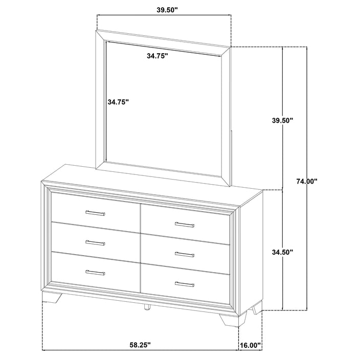 Five Star Furniture - Wright Dresser with Mirror