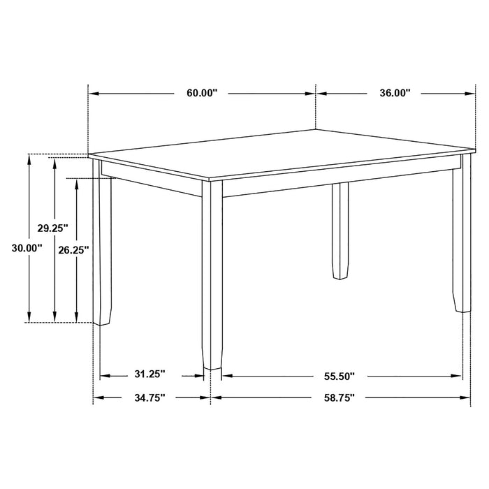 Five Star Furniture - Fortress Dining Set