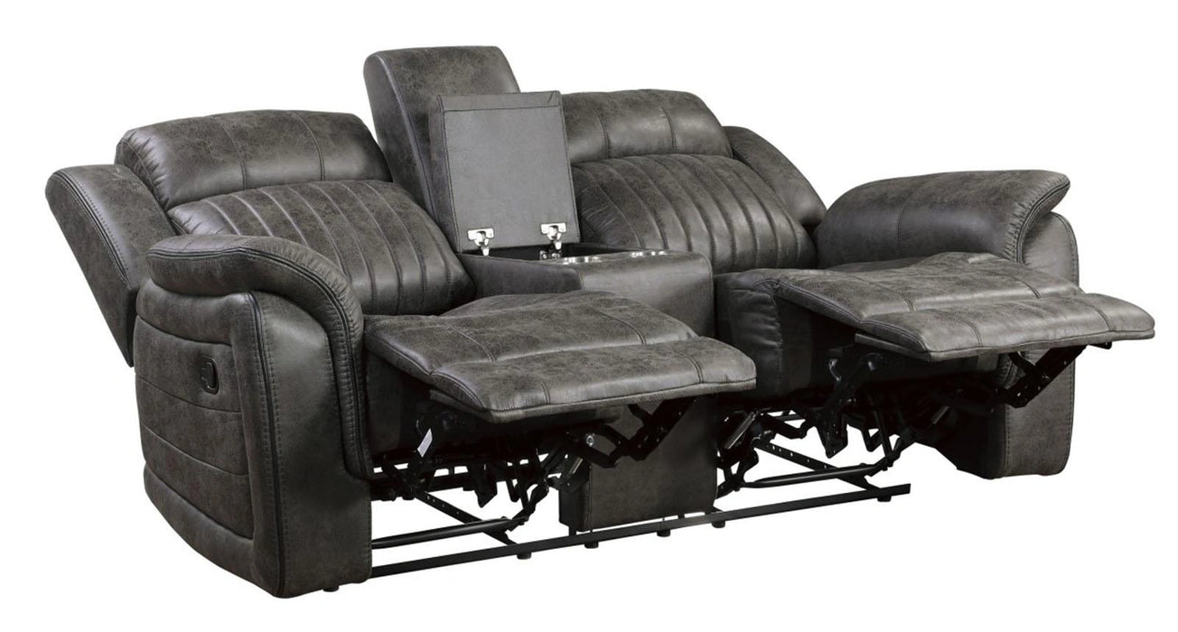 Five Star Furniture - Centeroak Double Reclining Loveseat in Gray 9479BRG-2
