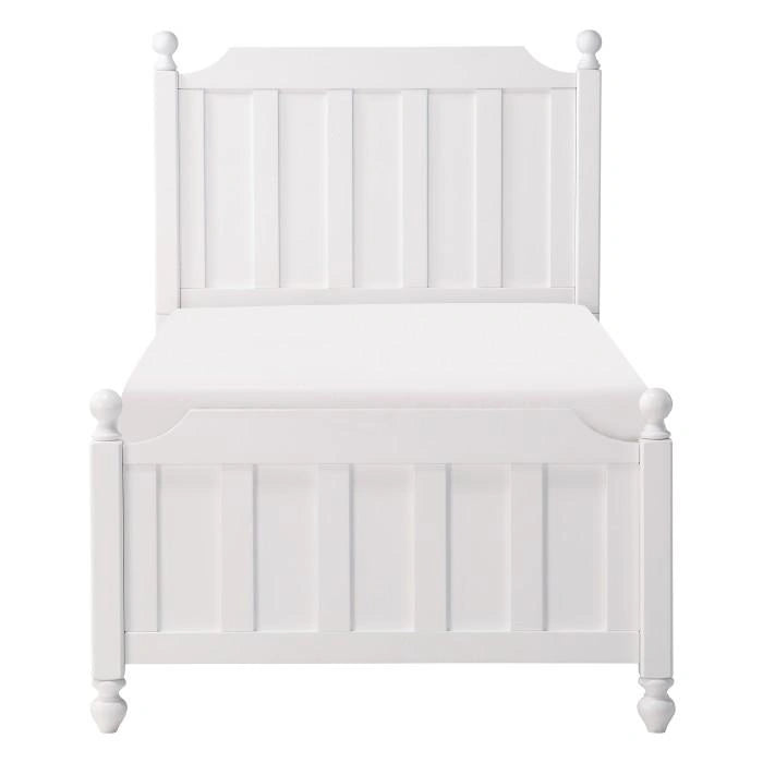 Five Star Furniture - Wellsummer Twin Panel Bed in White 1803WT-1*