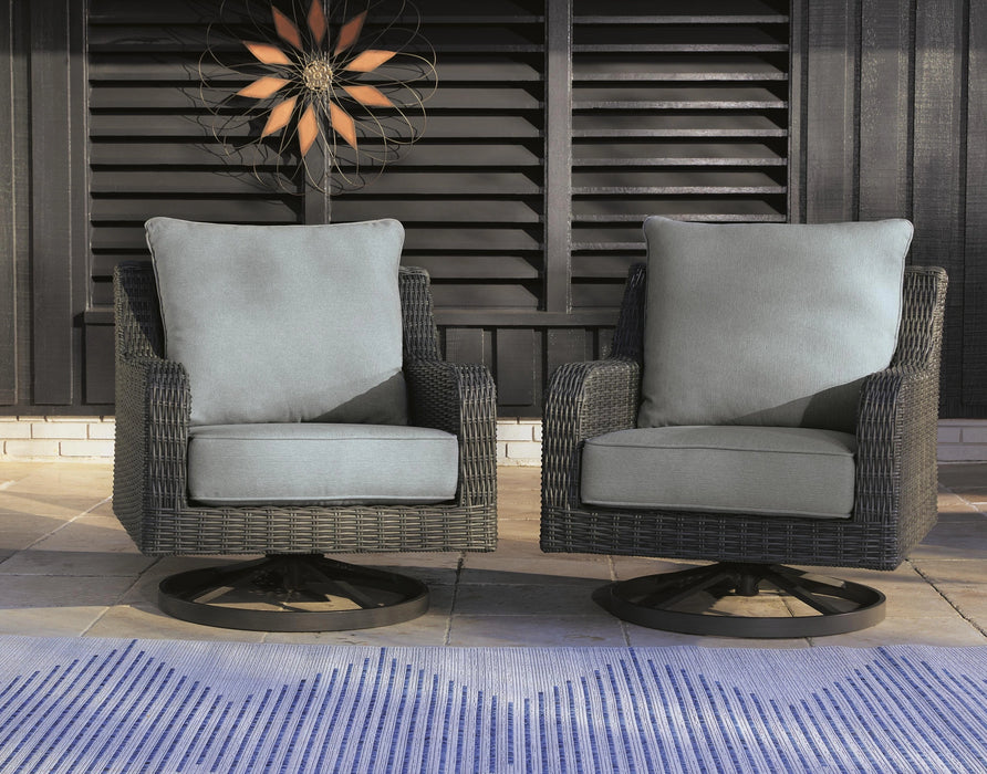 Five Star Furniture - Elite Park Outdoor Swivel Lounge with Cushion