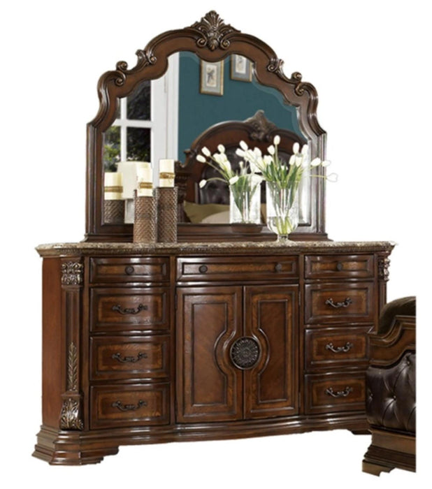 Five Star Furniture - Antoinetta Mirror in Warm Cherry 1919-6