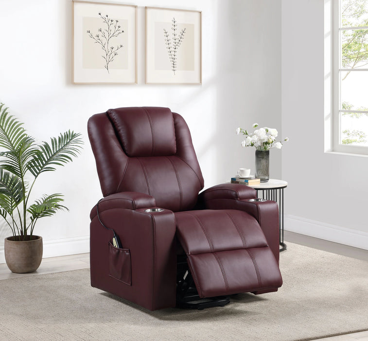 Five Star Furniture - Armstrong Power Lift Massage Recliner