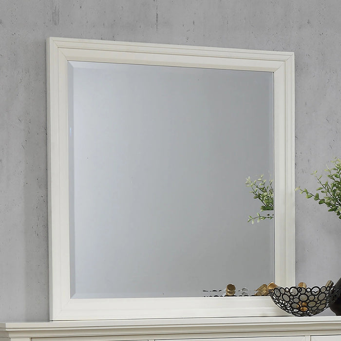 Five Star Furniture - Sandy Beach Rectangular Dresser Mirror Cream White