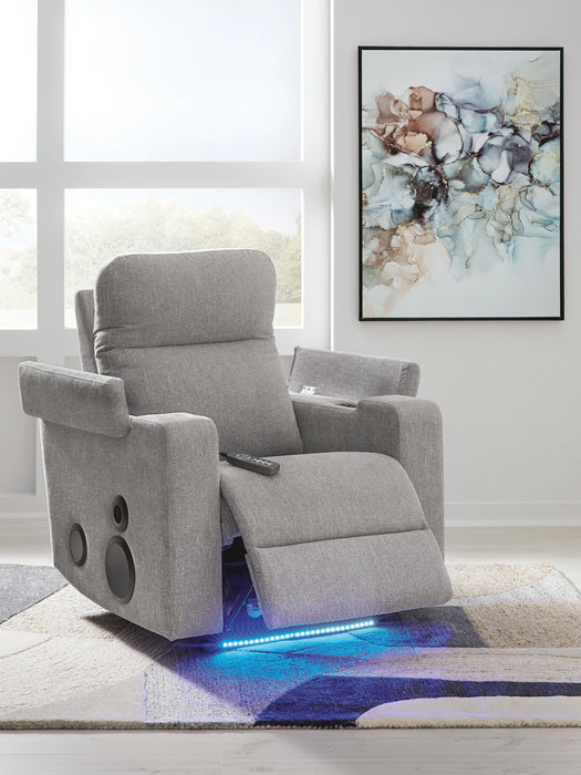 Five Star Furniture - Pineland Power Glider Recliner with Audio System