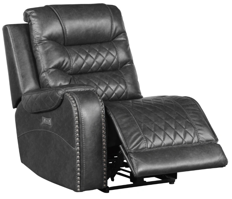 Five Star Furniture - Putnam Power Left Side Reclining Chair with USB Port in Gray 9405GY-LRPW